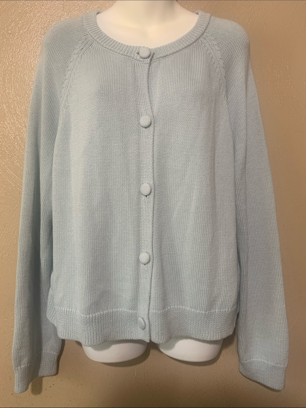 Universal Thread size XXL Light Green Button-Front Knit Cardigan NWT